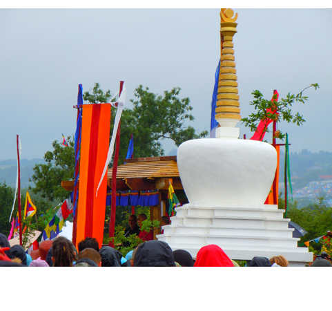 Stupa at Glastonbury