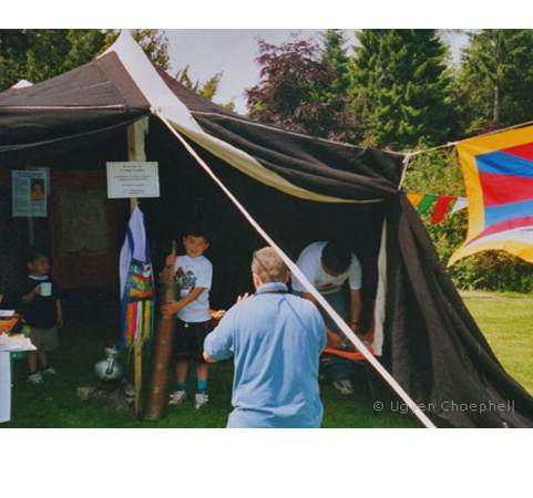 Tibetan nomad tent 2002