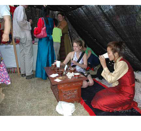 Replica Tibetan Yak hair Nomad tent by Ngari nomadic families
