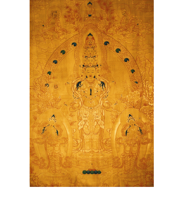 Gold Thangka by Ugyen Choephell